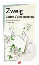 Couverture du livre « Lettre d'une inconnue » de Stefan Zweig aux éditions Flammarion