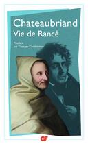 Couverture du livre « Vie de Rancé » de Francois-Rene De Chateaubriand aux éditions Flammarion