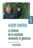 Couverture du livre « La théorie de la relativité restreinte et générale (2e édition) » de Albert Einstein aux éditions Dunod