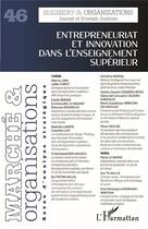 Couverture du livre « Entrepreneuriat et innovation dans l'enseignement superieur » de Dimitri Uzunidis aux éditions L'harmattan