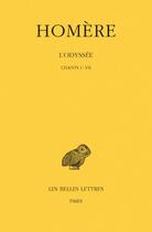 Couverture du livre « L'odyssée Tome 1 ; chants I à VII » de Homere aux éditions Belles Lettres