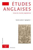 Couverture du livre « Etudes anglaises - n 4/2022 - numero special agregation » de  aux éditions Klincksieck