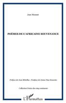 Couverture du livre « Poèmes de l'Africaine souvenance » de Jean Monnet aux éditions Editions L'harmattan