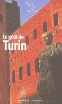 Couverture du livre « Le goût de turin » de  aux éditions Mercure De France