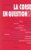 Couverture du livre « La corse en question(s) » de Dressler W. aux éditions Albiana