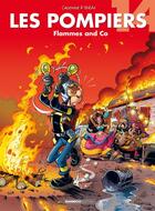 Couverture du livre « Les Pompiers - tome 14 - top humour : Flammes and Co » de Christophe Cazenove et Stedo et Christian Favrelle aux éditions Bamboo