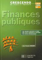 Couverture du livre « Finances Publiques » de J-F Chougnet aux éditions Hachette Education