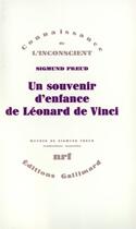 Couverture du livre « Un souvenir d'enfance de Léonard de Vinci » de Sigmund Freud aux éditions Gallimard