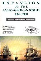 Couverture du livre « Expansion of the anglo-american world (1688-1900) » de Frison/Crowley aux éditions Ellipses