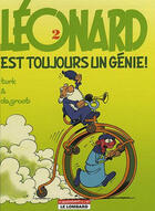 Couverture du livre « Léonard T.2 ; Léonard est toujours un génie » de Bob De Groot et Turk aux éditions Lombard