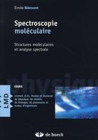 Couverture du livre « Spectroscopie Tome 2 » de Emile Biemont aux éditions De Boeck Superieur