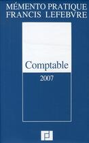 Couverture du livre « Mémento comptable (édition 2007) » de  aux éditions Lefebvre