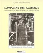 Couverture du livre « L'automne des alambics » de Beraud-Williams/Sylv aux éditions Nouvelles Presses Du Languedoc