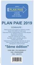 Couverture du livre « Plan paie 2019 » de  aux éditions Aspect Recrutement
