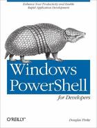 Couverture du livre « Windows PowerShell for Developers » de Douglas Finke aux éditions O'reilly Media