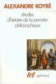 Couverture du livre « Études d'histoire de la pensée philosophique » de Alexandre Koyre aux éditions Gallimard (patrimoine Numerise)