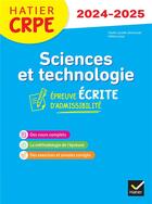 Couverture du livre « Sciences et techno - crpe 2024-2025 - epreuve ecrite d'admissibilite » de Laruelle-Detroussel aux éditions Hatier