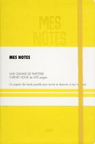 Couverture du livre « Carnet simili cuir jaune » de Nemesis aux éditions Toma