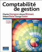 Couverture du livre « Comptabilité de gestion (4e édition) » de Horngren/Datar aux éditions Pearson