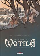 Couverture du livre « La saga de Wotila t.1 ; le jour du prince cornu » de Herve Pauvert et Cecile Chicault aux éditions Delcourt