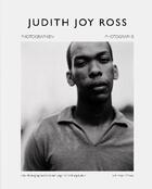 Couverture du livre « Judith joy ross photographs /anglais/allemand » de Ross Joy aux éditions Schirmer Mosel