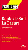 Couverture du livre « Boule de suif la parure de Guy de Maupassant » de Michel Viegnes aux éditions Hatier