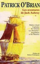 Couverture du livre « Les aventures de Jack Aubrey t.1 » de Patrick O'Brian aux éditions Omnibus