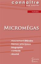 Couverture du livre « Micromégas, de Voltaire » de  aux éditions Editions Du Cenacle