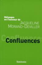 Couverture du livre « Mélanges en l'honneur de Jacqueline Morand-Deviller ; confluences » de  aux éditions Lgdj