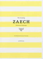Couverture du livre « Zaech ; the crossing » de Carmine Giovanni aux éditions Art Et Fiction