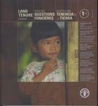 Couverture du livre « Land tenure journal n.1/11, may 2011/ revue des questions foncieres n.1/11, mai 2011/revista sobre t » de  aux éditions Fao