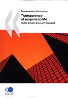 Couverture du livre « Transparence et responsabilité » de  aux éditions Ocde
