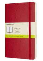 Couverture du livre « Carnet blanc grand format souple scarlet » de  aux éditions Moleskine