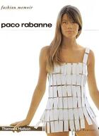 Couverture du livre « Paco rabanne (fashion memoir) » de Lydia Kamitsis aux éditions Thames & Hudson