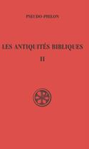 Couverture du livre « Les antiquités bibliques t.2 » de  aux éditions Cerf