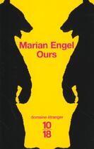 Couverture du livre « L'Ours » de Marian Engel aux éditions 10/18