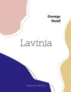 Couverture du livre « Lavinia » de George Sand aux éditions Hesiode