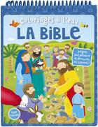 Couverture du livre « Coloriages à l'eau, la bible » de Emanuella Carletti aux éditions Ligue Pour La Lecture De La Bible