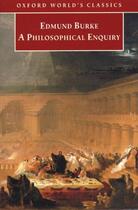 Couverture du livre « A Philosophical Enquiry into the Origin of Our Ideas of the Sublime an » de Edmund Burke aux éditions Oup Oxford
