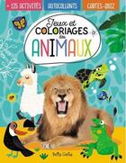 Couverture du livre « Jeux et coloriage des animaux » de Huynh Kim aux éditions Shoebox Media