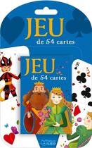 Couverture du livre « Jeu de 54 cartes bleu » de  aux éditions Lito