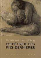 Couverture du livre « Esthétique des fins dernières » de Christiaan L. Hart Nibbrig aux éditions Klincksieck