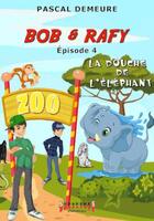 Couverture du livre « Bob et Rafy, les mini-détectives Tome 4 : la douche de l'éléphant » de Pascal Demeure aux éditions Sudarenes