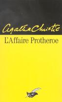 Couverture du livre « L'affaire Protheroe » de Agatha Christie aux éditions Editions Du Masque