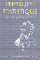 Couverture du livre « Physique statistique » de Diu/Guthmann/Lederer aux éditions Hermann