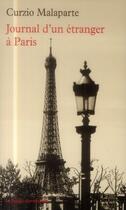 Couverture du livre « Journal d'un étranger à Paris » de Curzio Malaparte aux éditions Table Ronde