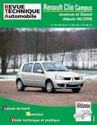 Couverture du livre « Rta b726.5 Clio II campus ; 07/06 ess 1.2i + 1.5 dci » de Etai aux éditions Etai