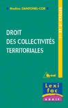 Couverture du livre « Droit Des Collectivites Territoriales » de Nadine Dantonel-Cor aux éditions Breal