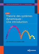 Couverture du livre « Théorie des systèmes dynamiques » de Luis Barreira et Claudia Valls aux éditions Edp Sciences