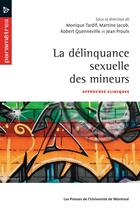 Couverture du livre « La delinquance sexuelle des mineurs : approches cliniques » de Jacob/Proulx aux éditions Les Presses De L'universite De Montreal